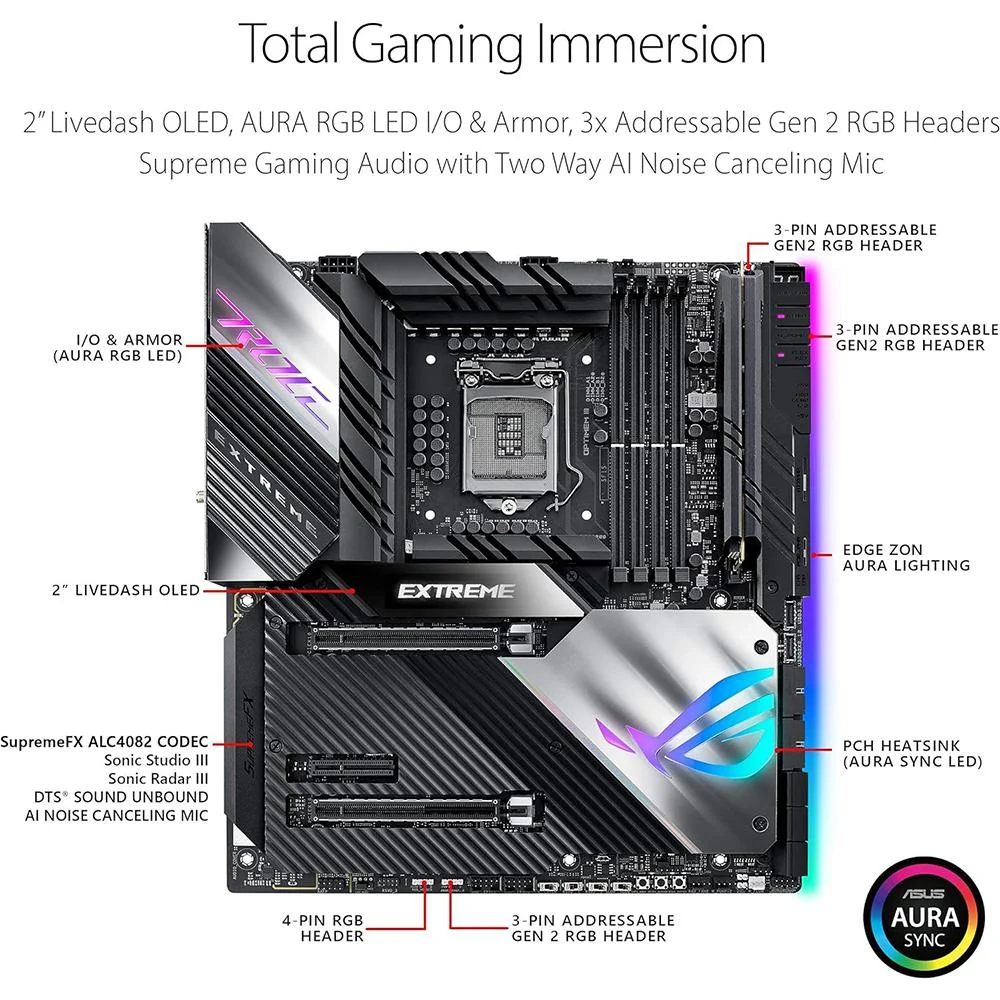 ASUS - MOTHERBOARDS ASUS ROG MAXIMUS XIII EXTREME WIFI6E Z590LGA1200 INTEL 11TH/10TH - Image 4