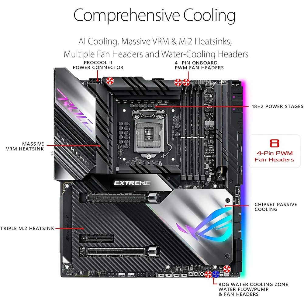 ASUS - MOTHERBOARDS ASUS ROG MAXIMUS XIII EXTREME WIFI6E Z590LGA1200 INTEL 11TH/10TH - Image 5