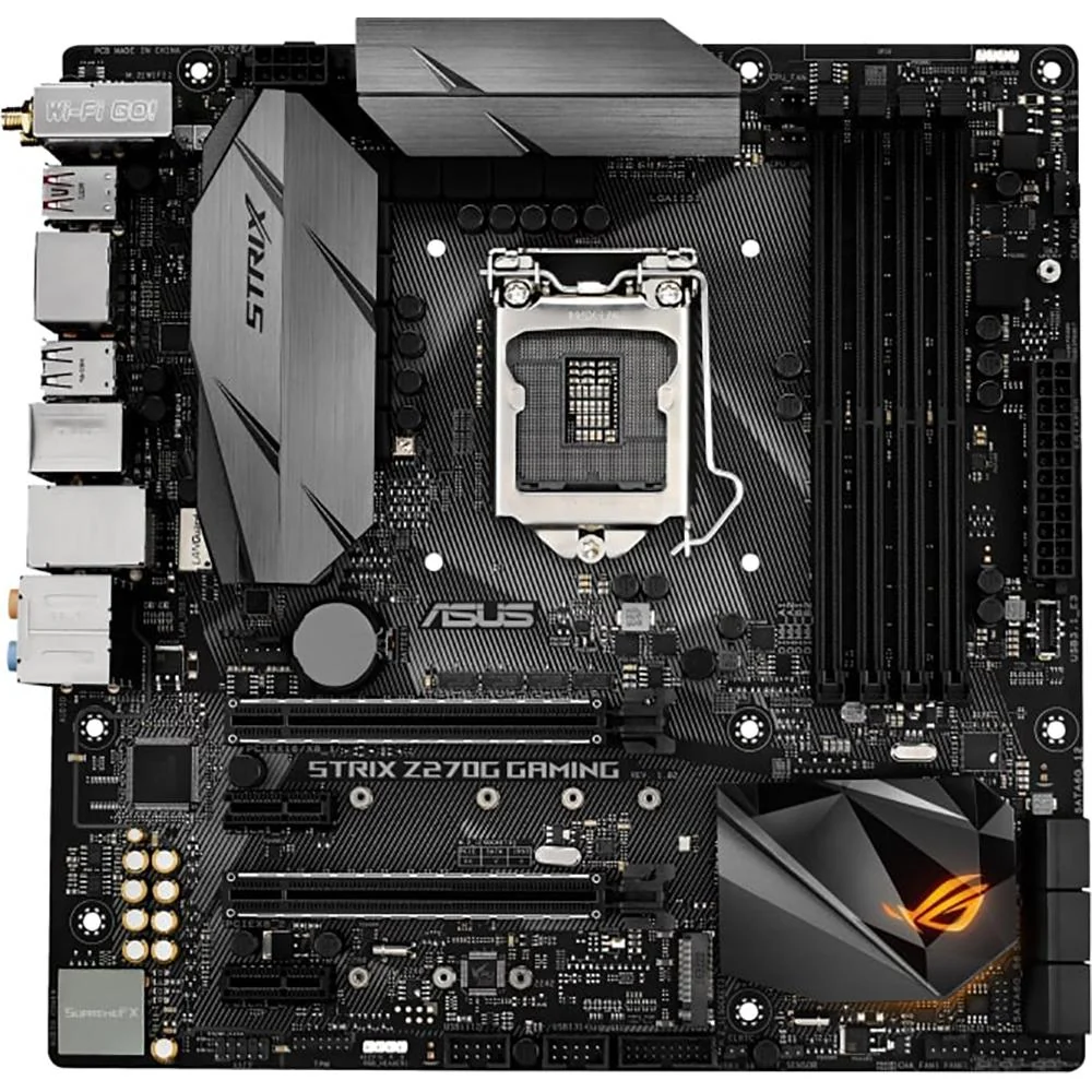 ASUS - MOTHERBOARDS LGA1151 DDR4 DP HDMI M.2 MATX WITH ONBOARD AC WIFI +USB 3.1 14NM