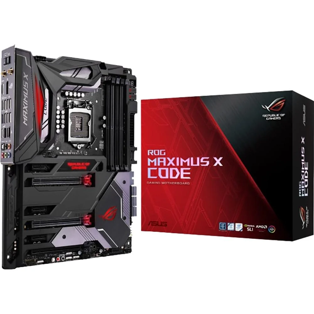 ASUS - MOTHERBOARDS ROG MAXIMUS X CODE LGA1151 DDR4 DP HDMI M.2 Z370 Z370 ATX MBOARD - Image 2
