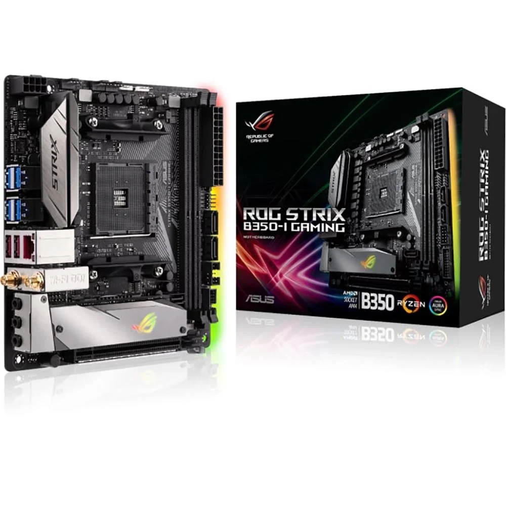 ASUS - MOTHERBOARDS ROG STRIX B350-I GAMING AM4 MAX-32GB DDR4 MINI-ITX PCIE3.0 - Image 3