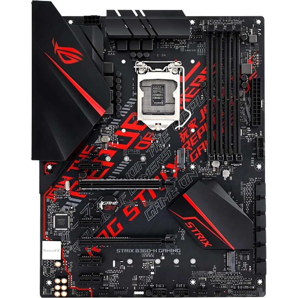 ASUS - MOTHERBOARDS ROG STRIX B360-H GAMING 300 SERIES LGA1151