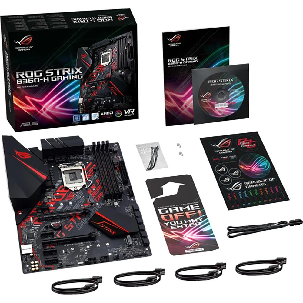 ASUS - MOTHERBOARDS ROG STRIX B360-H GAMING 300 SERIES LGA1151 - Image 5