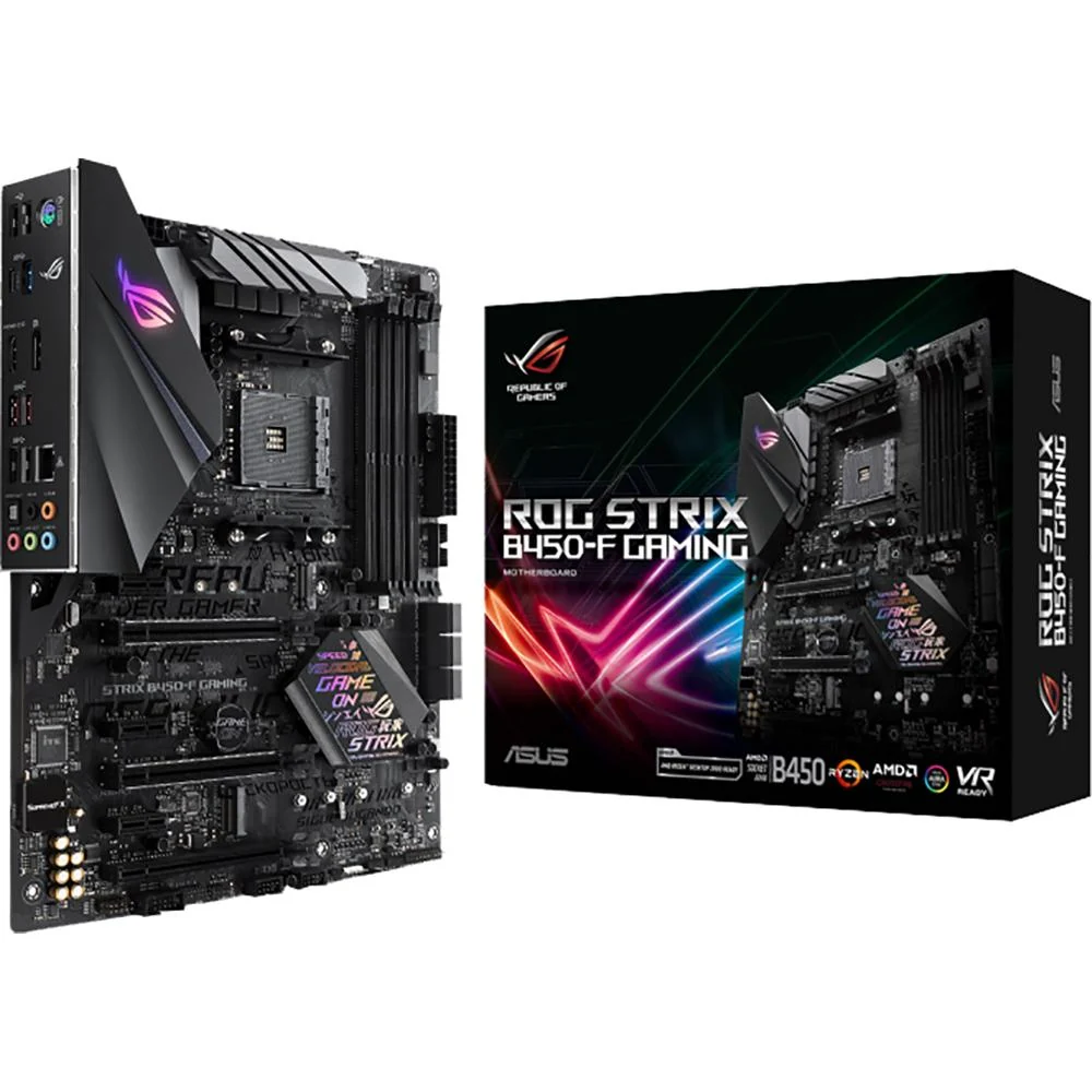 ASUS - MOTHERBOARDS ROG STRIX B450-F GAMING AM4 MAX-64GB DDR4 ATX PCIE USB - Image 2