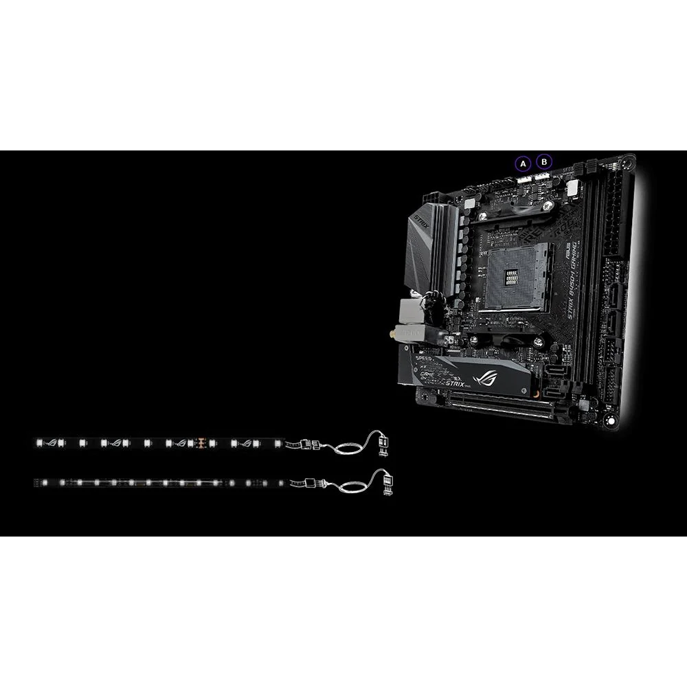 ASUS - MOTHERBOARDS ROG STRIX B450-I GAMING AM4 MAX-32GB MINI ITX PCIE USB - Image 12