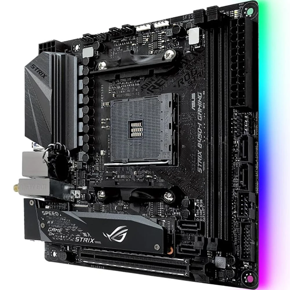 ASUS - MOTHERBOARDS ROG STRIX B450-I GAMING AM4 MAX-32GB MINI ITX PCIE USB - Image 6