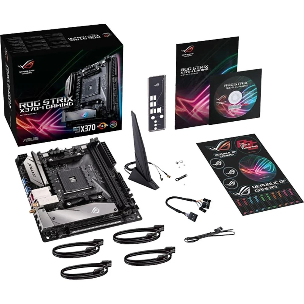 ASUS - MOTHERBOARDS ROG STRIX X370-I GAMING AM4 MAX-32GB DDR4 MINI-ITX PCIE3.0 - Image 8
