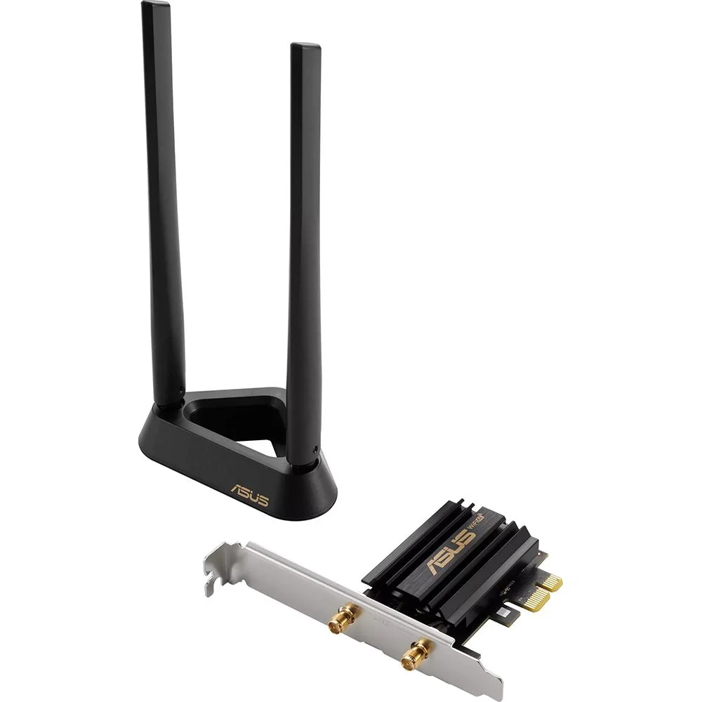 ASUS WiFi 6E PCI-E Adapter with 2 External Antennas and Magnetized Base - PCE-AXE59BT - Image 3