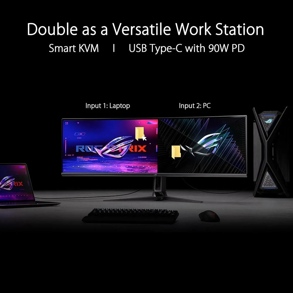 ASUS ROG Swift OLED 49" DQHD Curved Gaming Monitor - PG49WCD - Image 11
