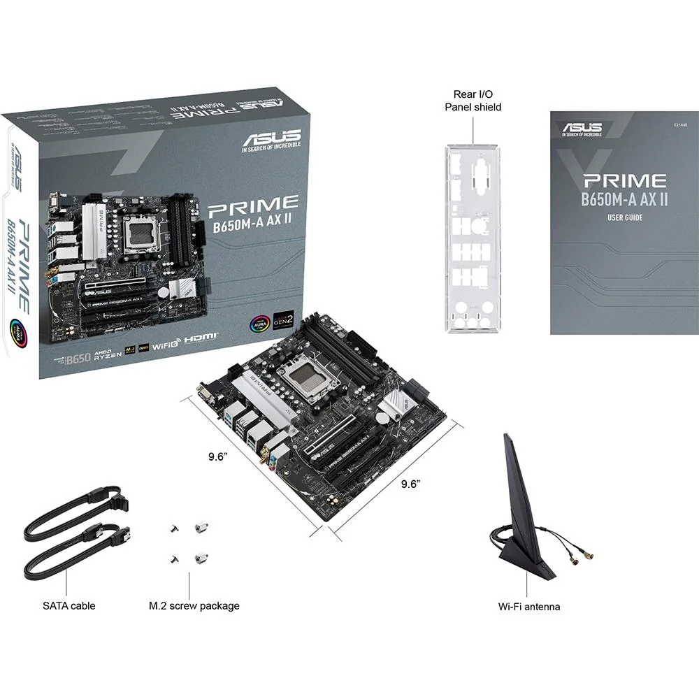 ASUS AMD B650 Ryzen 7000 Micro-ATX Motherboard - PRIMEB650M-AAXII - Image 8