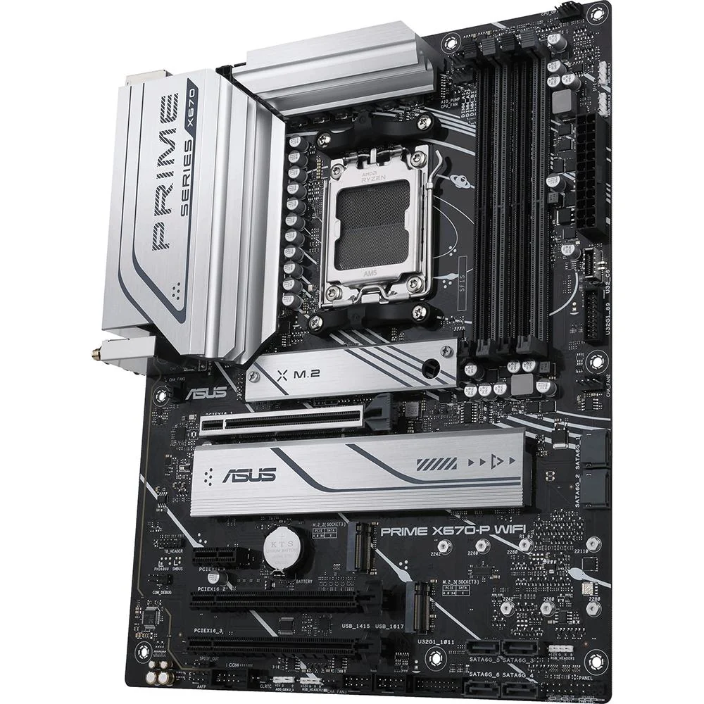 ASUS Socket AM5 LGA 1718 Ryzen 7000 ATX Motherboard - PRIMEX670-PWIFI - Image 4