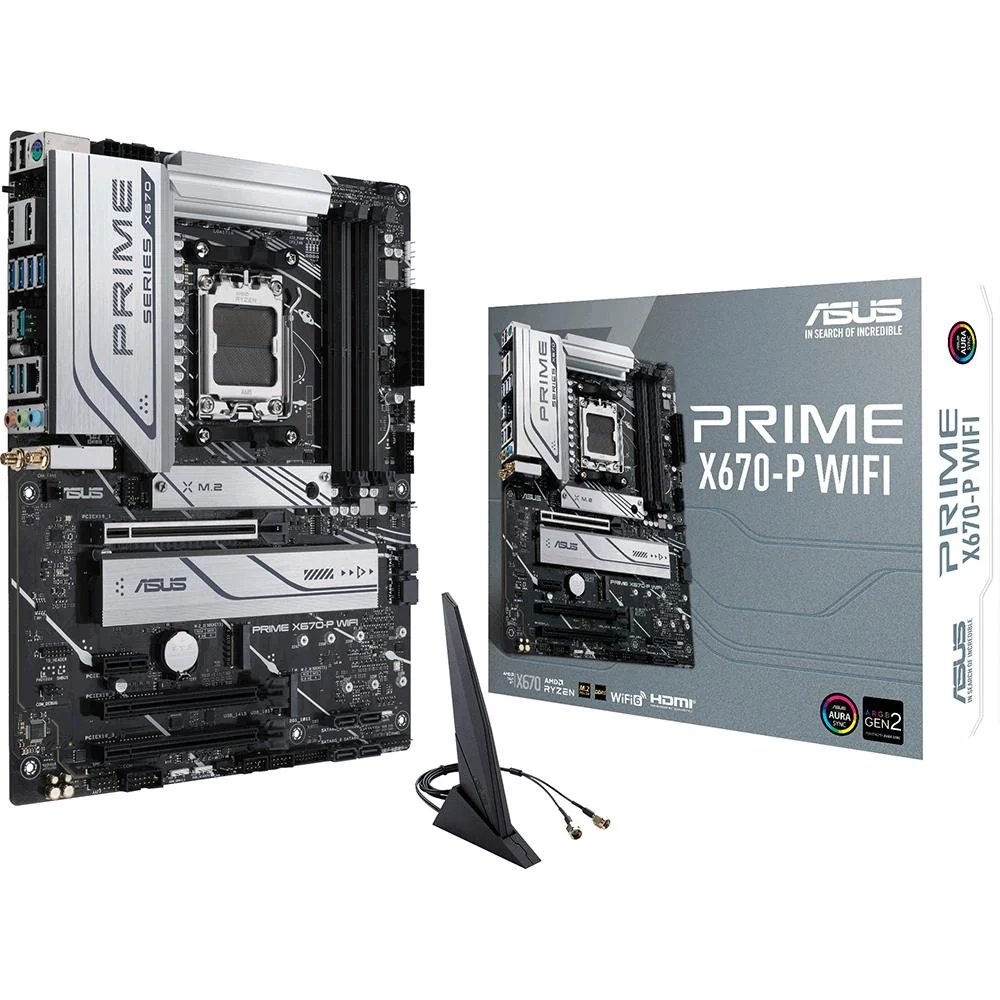 ASUS Socket AM5 LGA 1718 Ryzen 7000 ATX Motherboard - PRIMEX670-PWIFI - Image 8