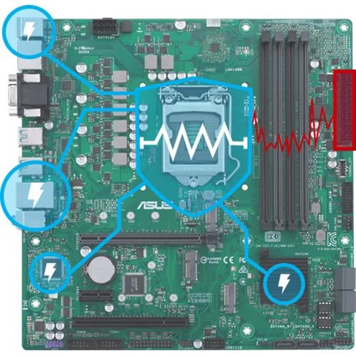ASUS AMD B550 Ryzen AM4 Micro ATX Business Motherboard - PROB550M-C/CSM - Image 12