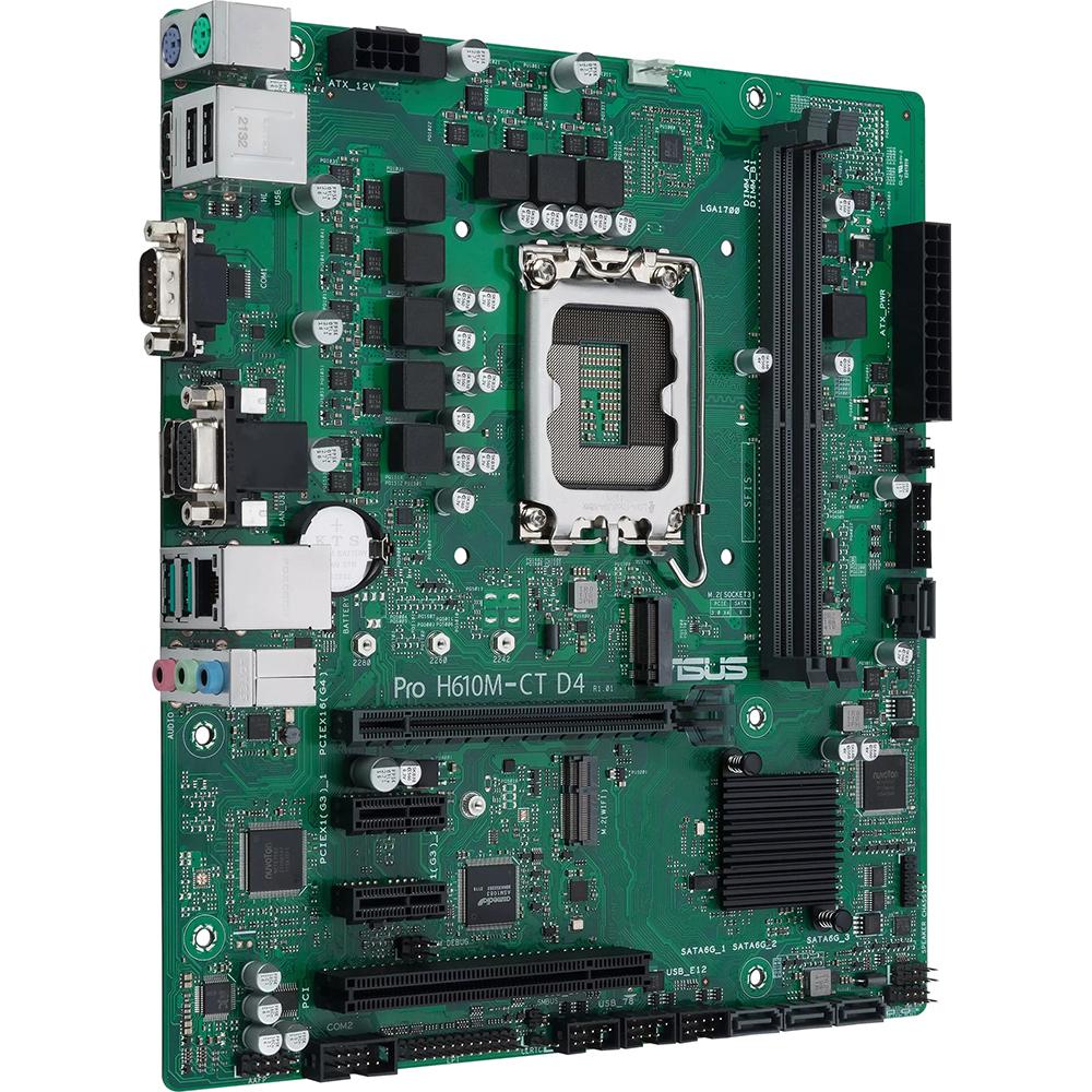 ASUS Micro-ATX H610 Business Motherboard - PROH610M-CTD4-CSM - Image 2