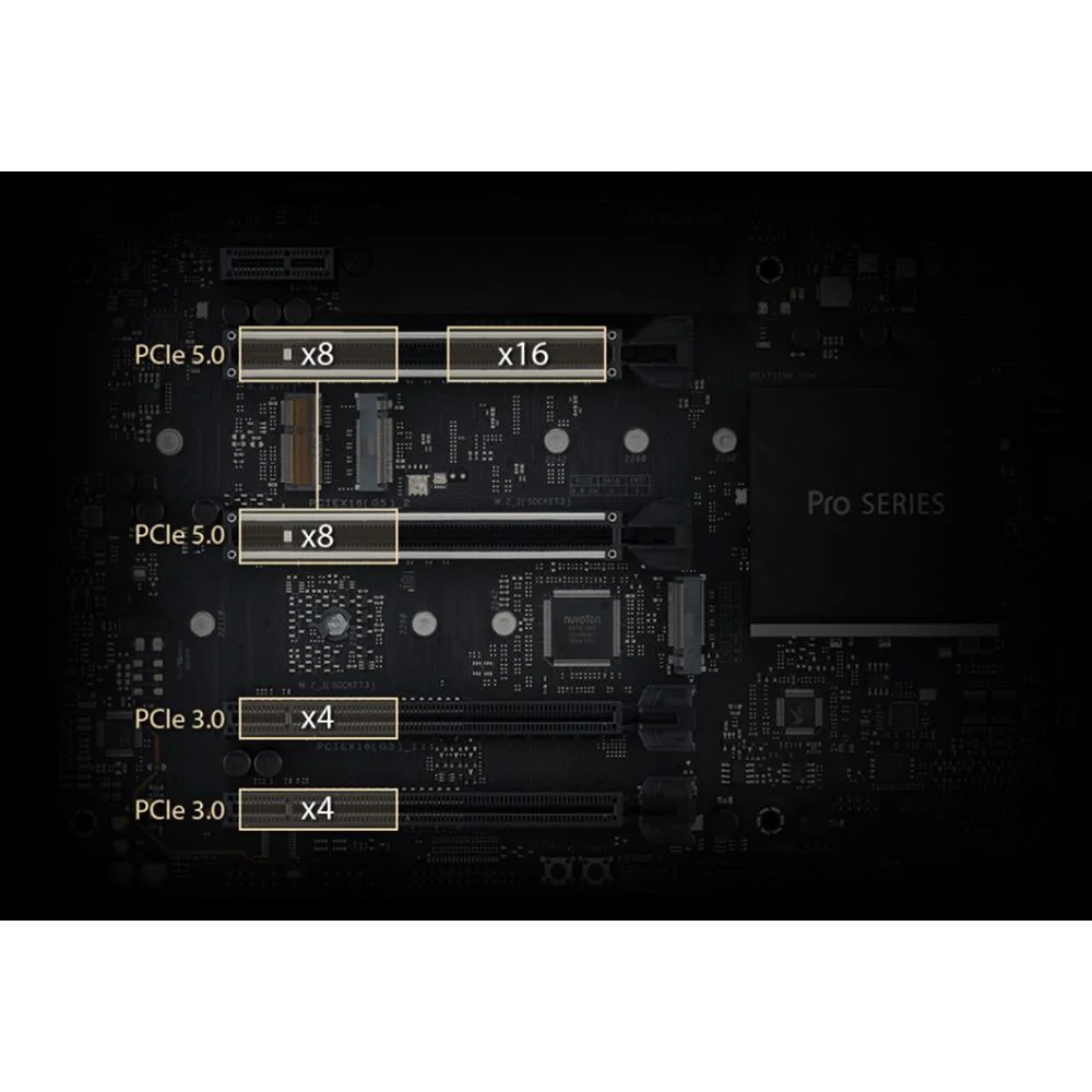 ASUS Intel W680 LGA 1700 ATX Motherboard - PROWSW680-ACE - Image 9