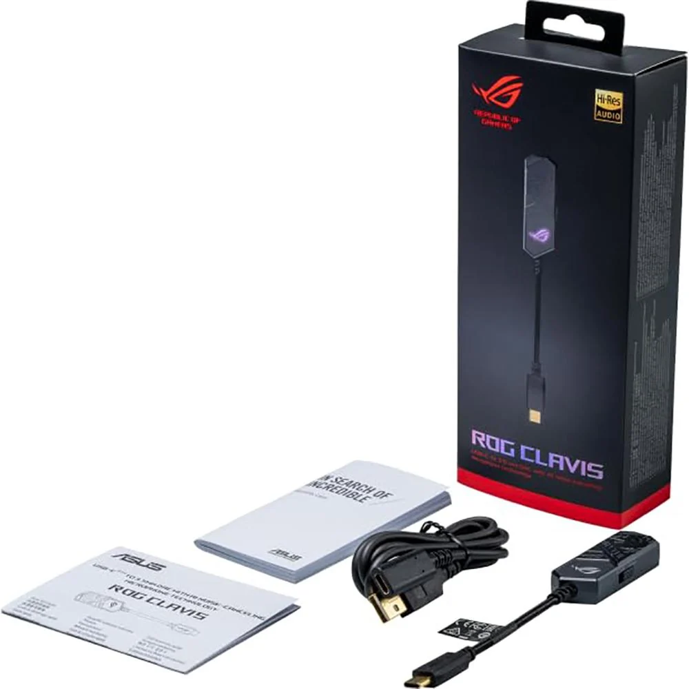 ASUS ROG Clavis USB-C to 3.5 mm Gaming DAC - ROGCLAVIS - Image 5