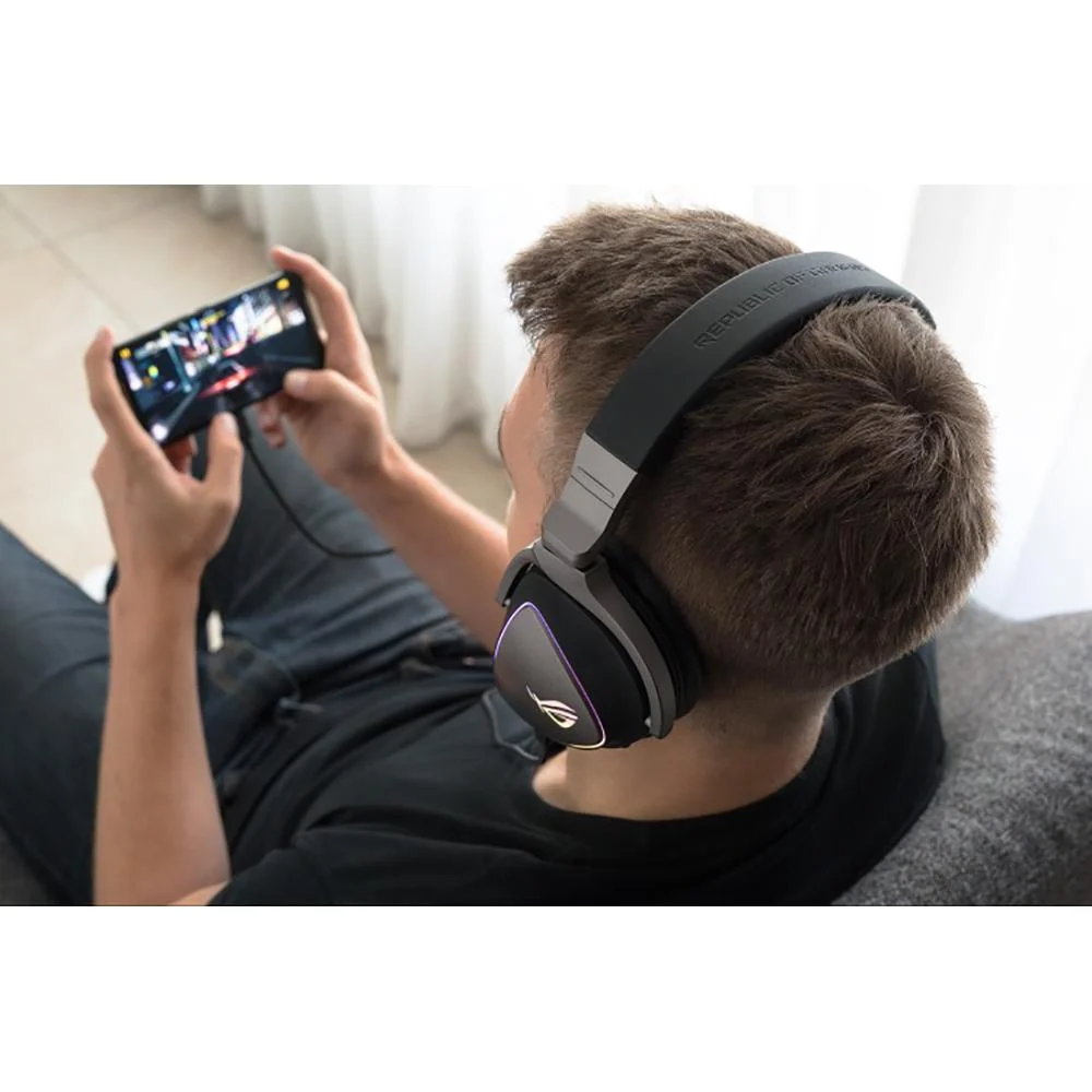 ASUS Aura Sync RGB Lighting Gaming Headset - ROG DELTA - Image 8