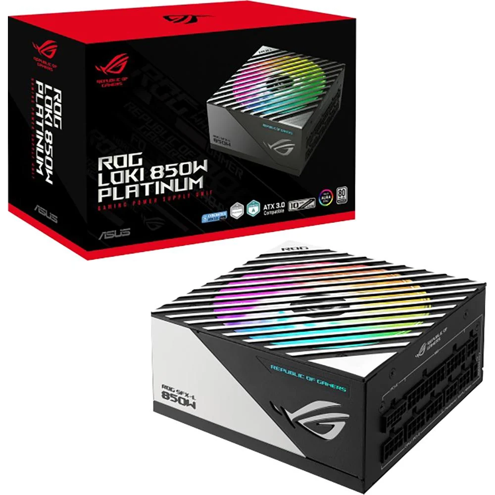 ASUS ROG Loki 80+ Platinum Fully Modular Power Supply - ROG-LOKI-850P-SFX-L- - Image 12