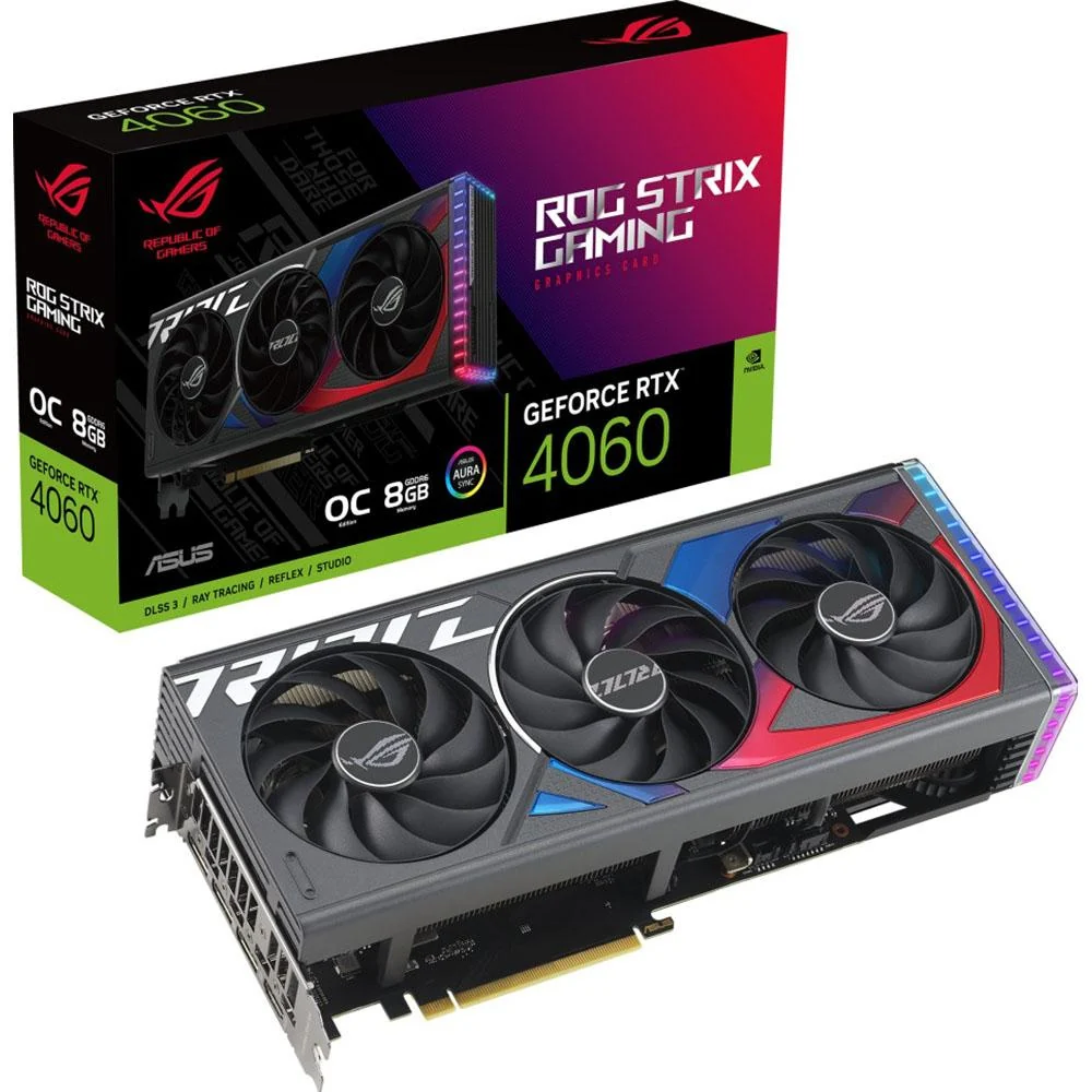 ASUS ROG Strix GeForce RTX 4060 OC Gaming Graphics Card - ROGSTRIXRTX4060O8GGA - Image 12