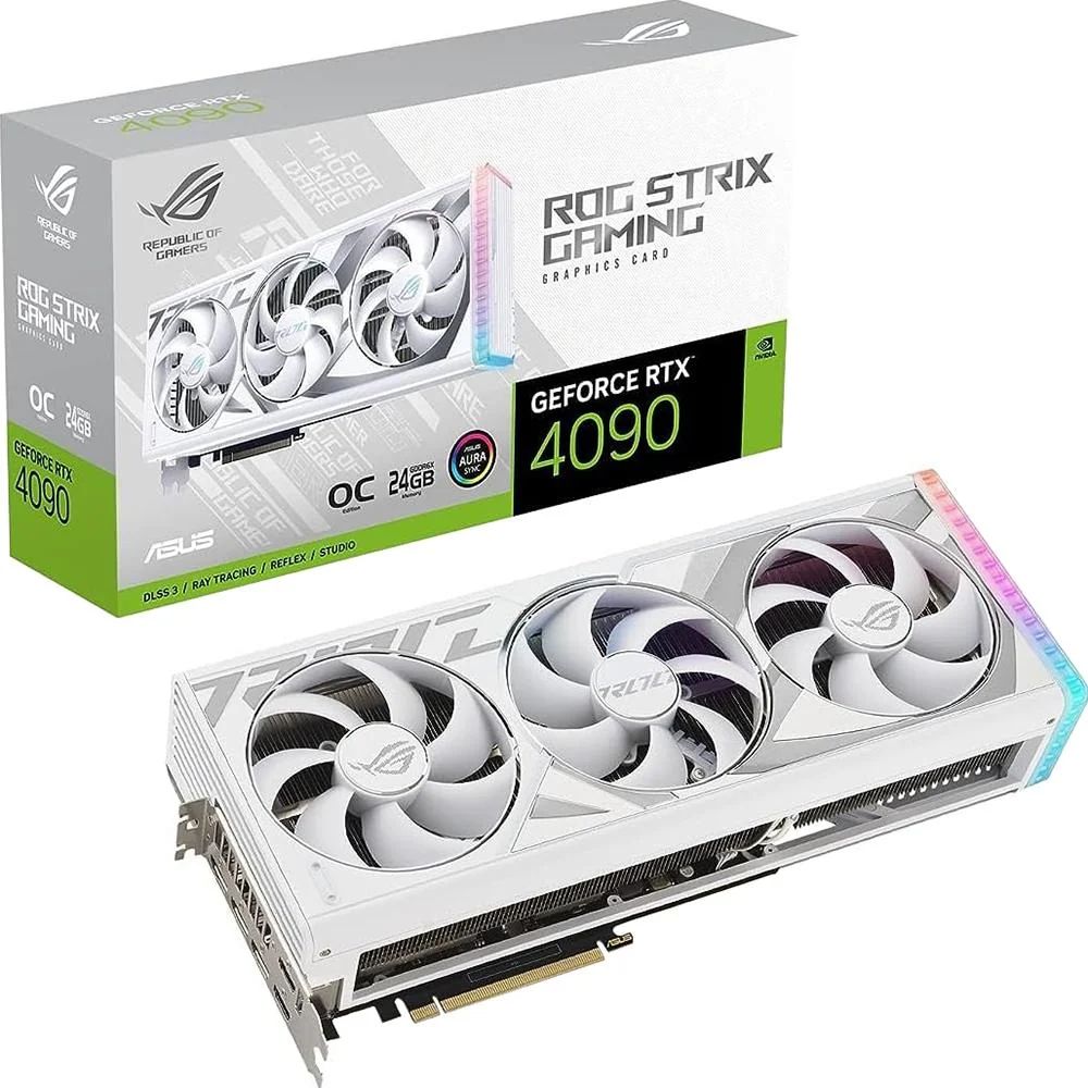 ASUS GeForce RTX 4090 White OC Edition Gaming Graphics Card - ROG-STRIX-RTX4090-O2 - Image 12