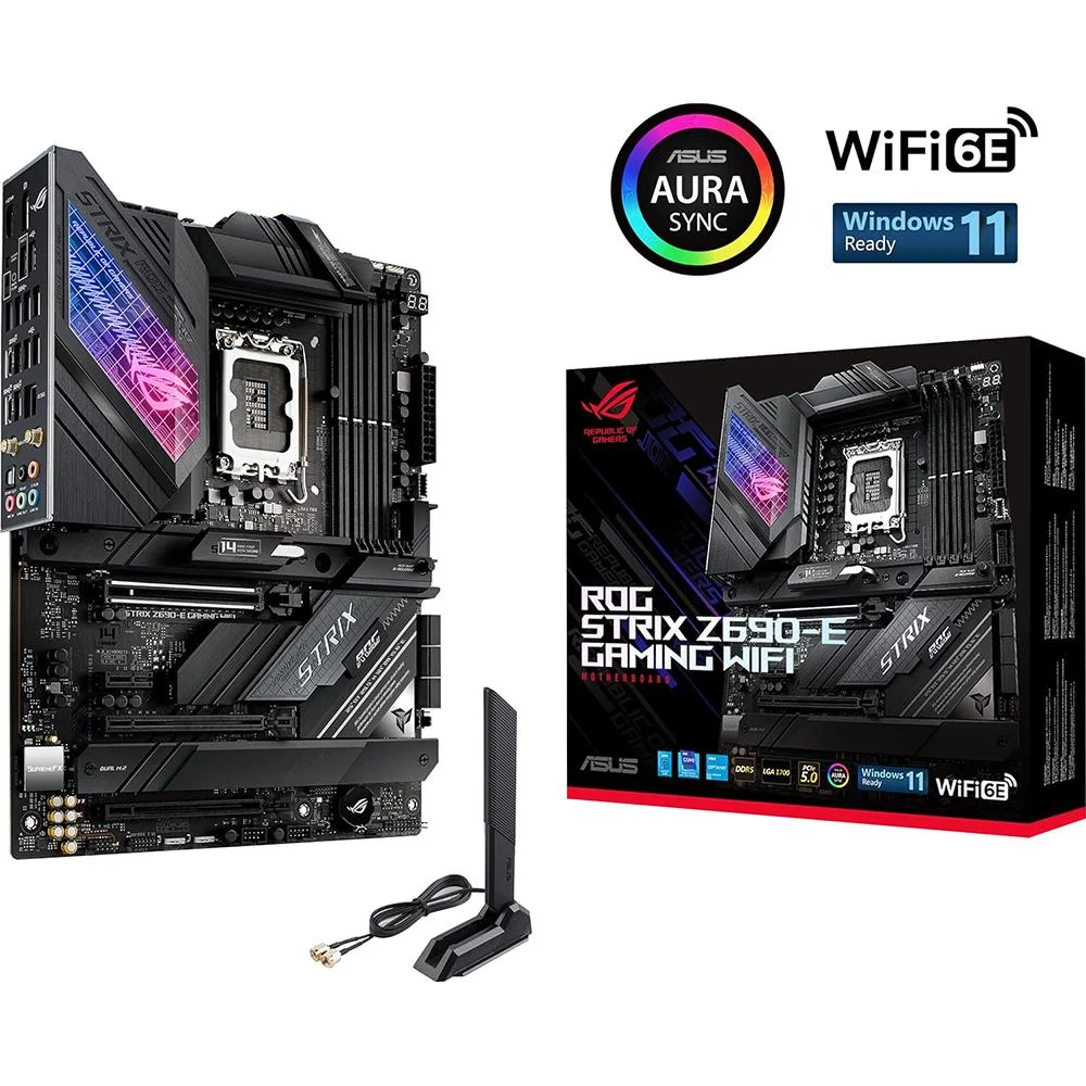 ASUS Strix Z690-E Gaming WiFi 6E LGA 1700 ATX Motherboard - ROG STRIX Z690-E GAM - Image 10