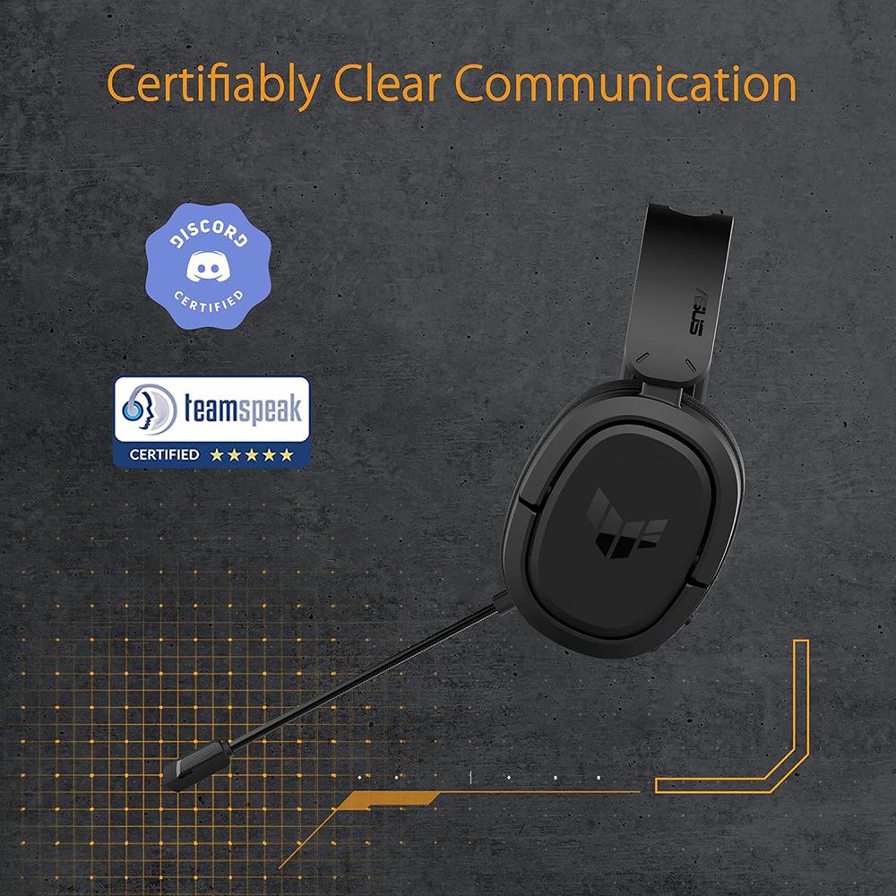ASUS TUF Gaming H1 Wireless Headset in Black - TUFGAMINGH1WL - Image 12