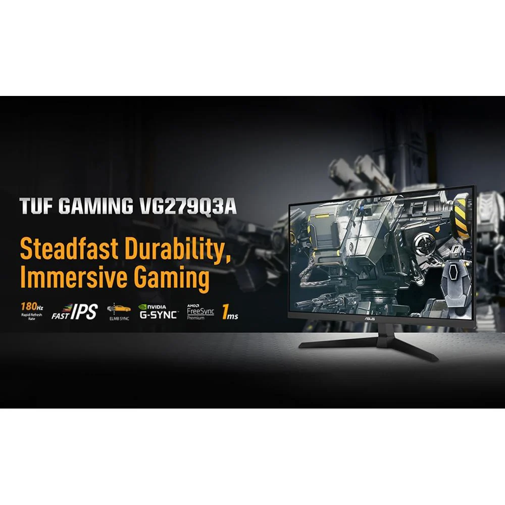 ASUS 27" TUF Gaming 1080P Full HD Monitor in Black - VG279Q3A - Image 8