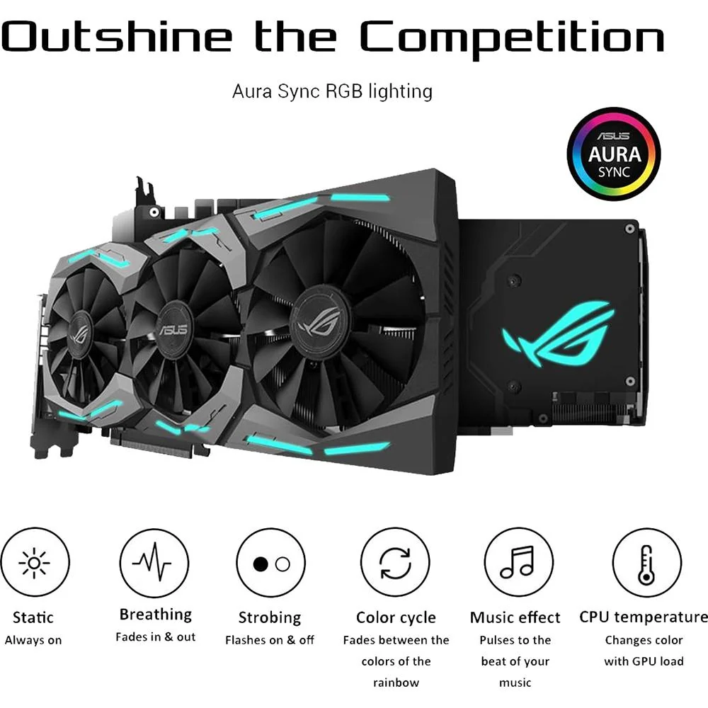 ASUS - VGA NVIDIA GEFORCE GTX 1060 6GB ROG STRIX OC EDITION VR READY HDMI 2.0 DP - Image 4