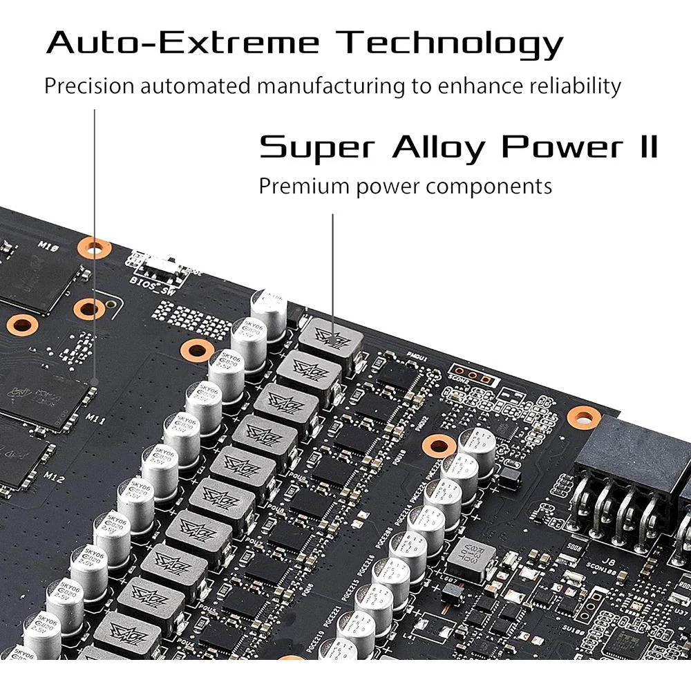 ASUS - VGA NVIDIA GEFORCE RTX 2080 SUPER 8G GDDR6 HDMI DP 1.4 USB TYPE-C GAMING - Image 3