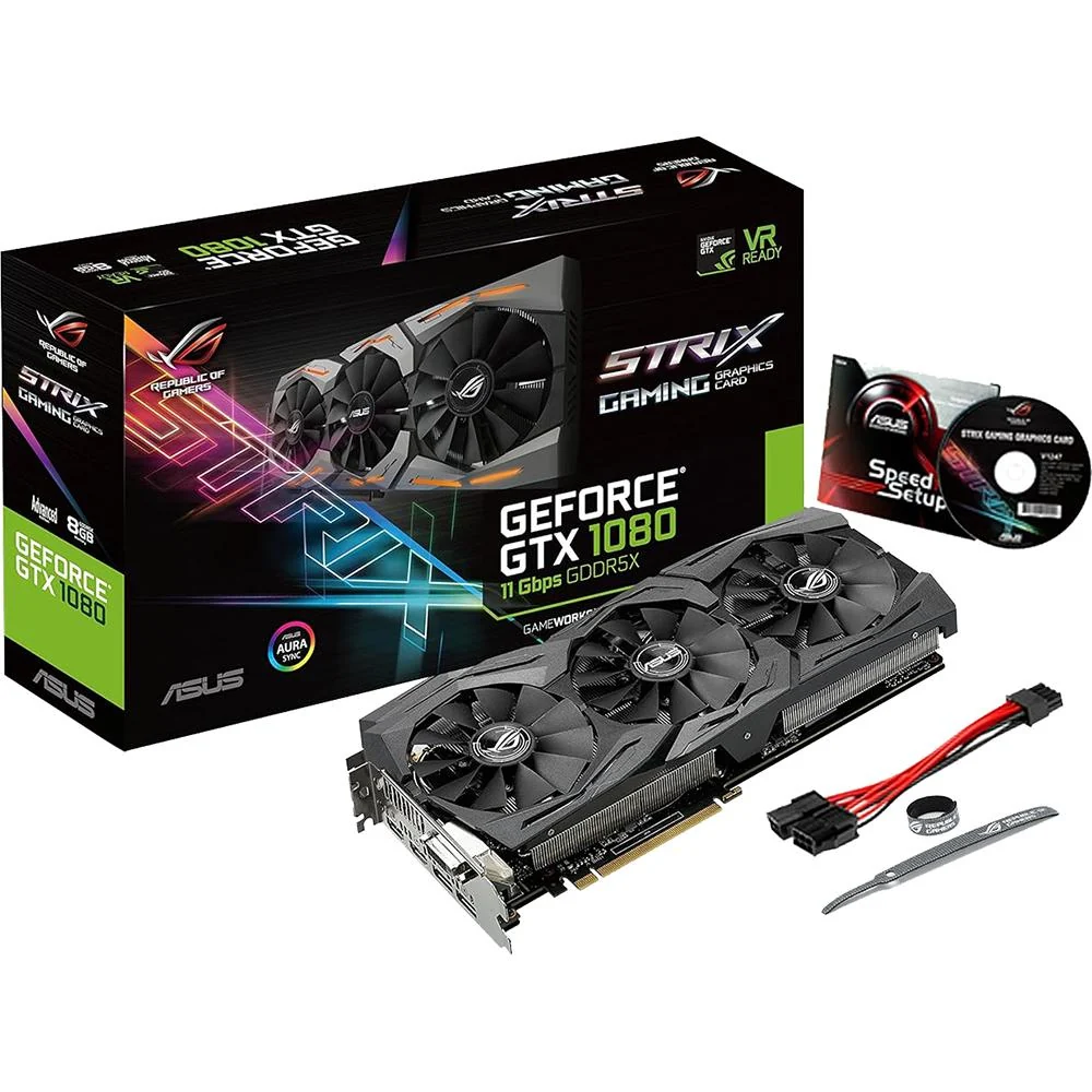 ASUS - VGA NVIDIA GTX 1080 8GB 11GBPS ADVANCED VR READY HDMI DP DVI - Image 6