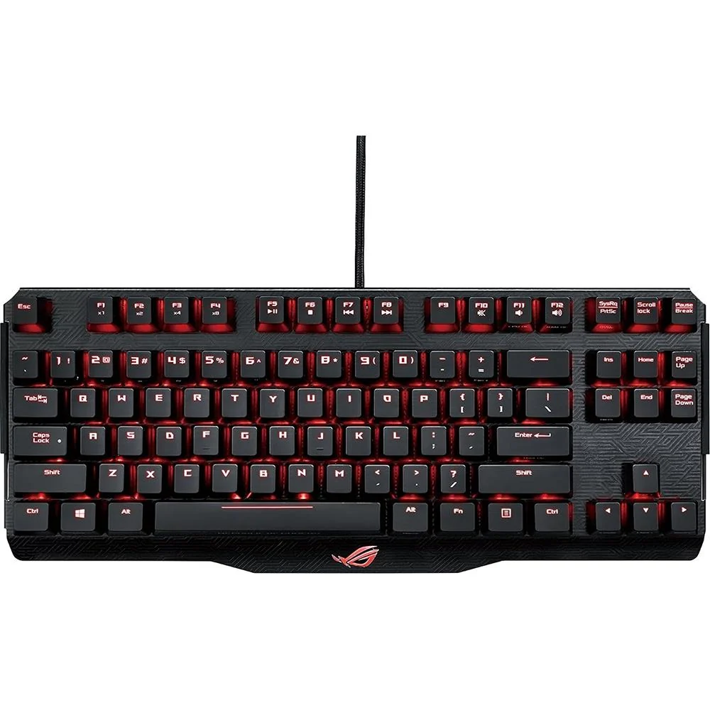 ASUS - VGA NVIDIA RED MECHANICAL GAMING KEYBOARD USB2.0