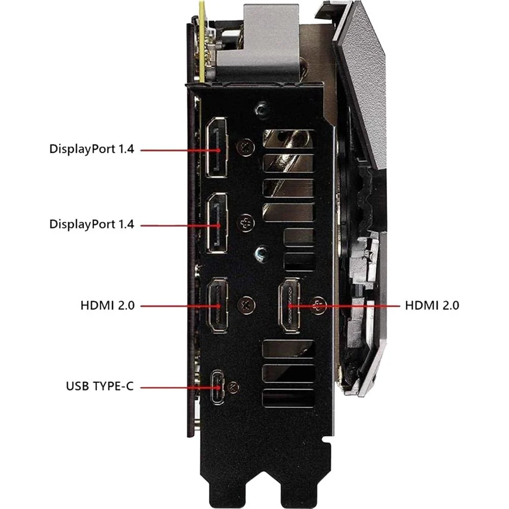 ASUS - VGA NVIDIA ROG-STRIX-RTX2080-O8G-GAMING 8G GDDR6 HDMI DP 1.4 USB TYPE-C - Image 4