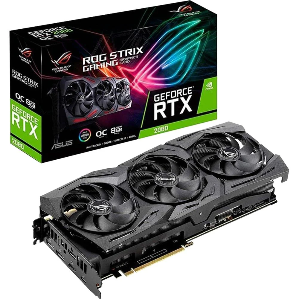 ASUS - VGA NVIDIA ROG-STRIX-RTX2080-O8G-GAMING 8G GDDR6 HDMI DP 1.4 USB TYPE-C - Image 5