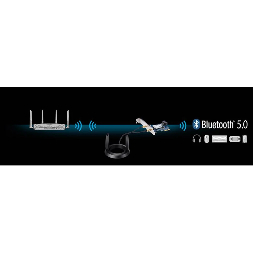 ASUS AC2100 Dual-Band Wireless PCIe Wi-Fi Adapter - PCE-AC58BT - Image 10