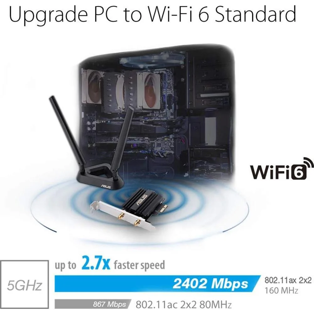 ASUS Wireless AX3000 PCIe Adapter - Image 6