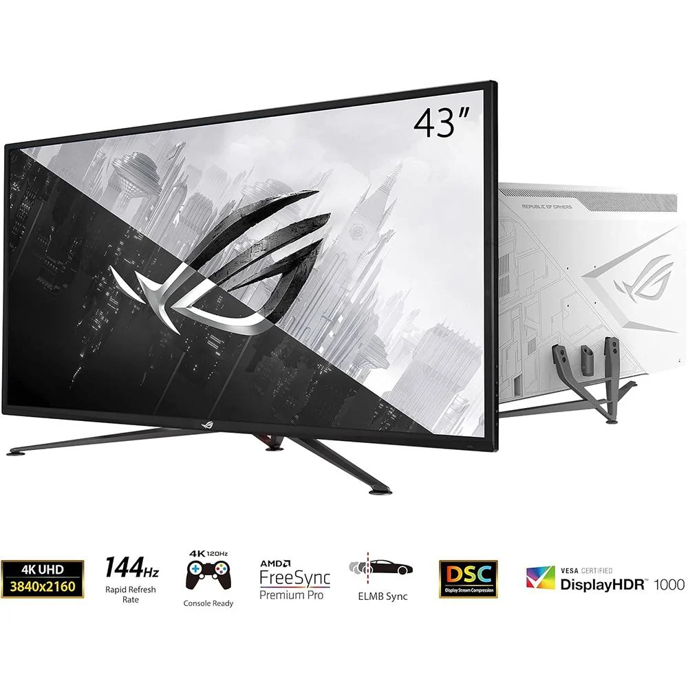 ASUS ROG Strix 43" 4K 144Hz 1ms Gaming Monitor - XG43UQ - Image 7