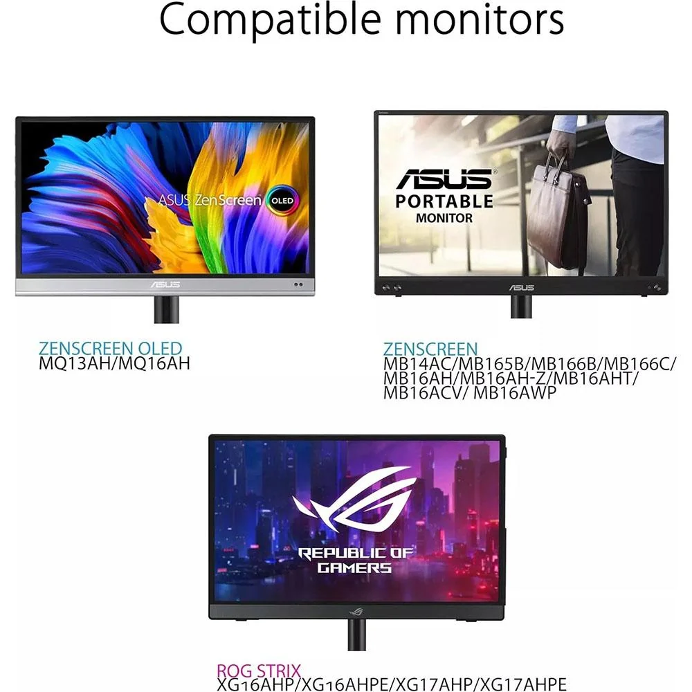 ASUS ZenScreen Ergonomic Stand for Portable Monitors - MTS02D - Image 12
