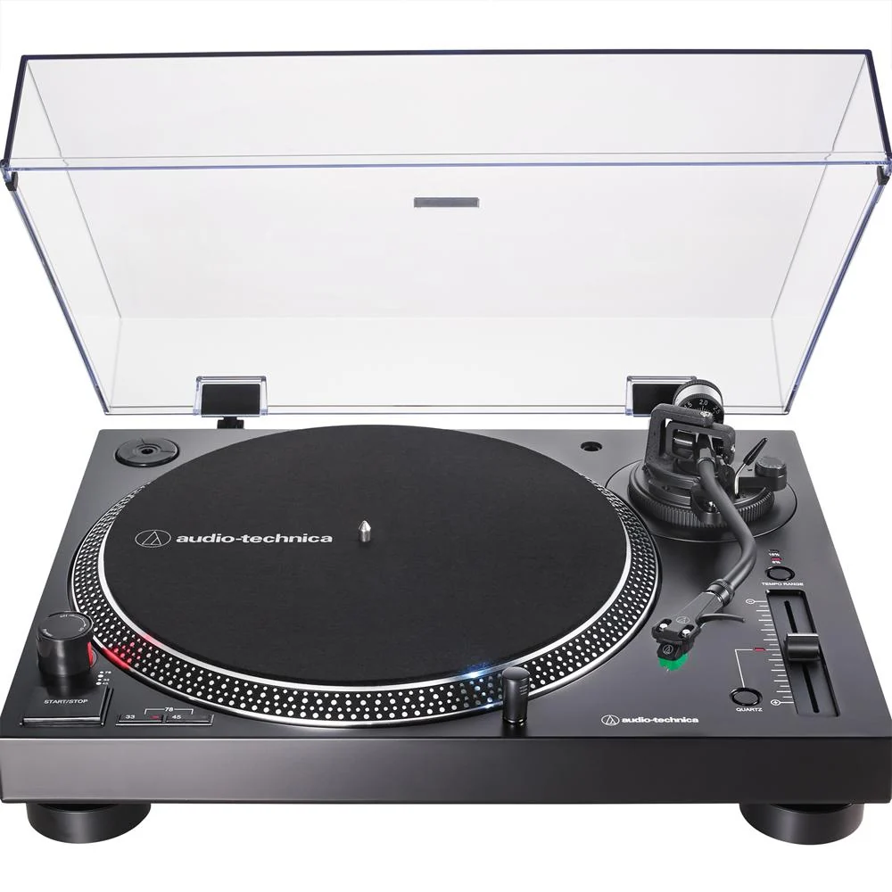 Audio-Technica AT-LP120XUSB-BK Direct-Drive Turntable Analog & USB (Black) + Accessories Bundle - Image 3