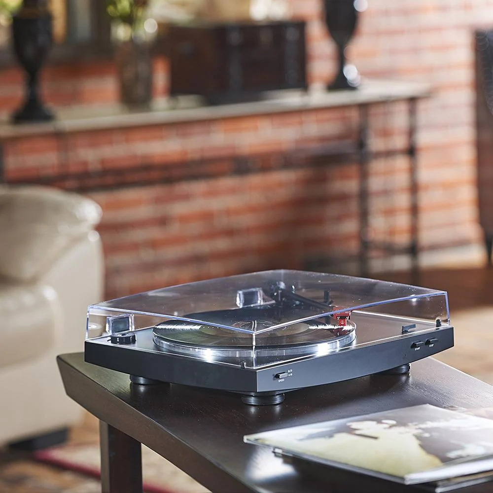 Audio-Technica AT-LP3BK Fully Automatic Belt-Drive Stereo Turntable, Black - Image 7