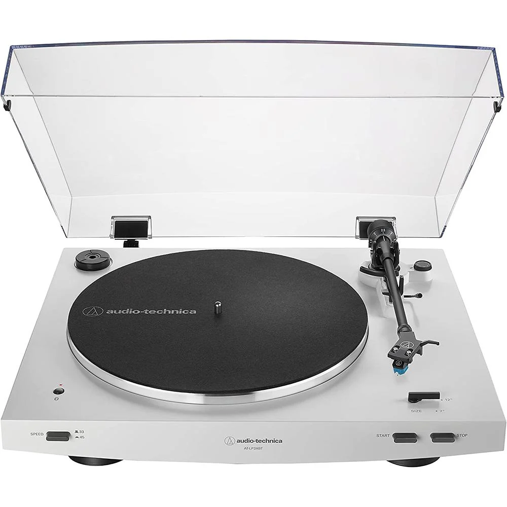 Audio-Technica AT-LP3XBT-WH Fully Automatic Wireless Belt-drive Turntable w/ Record Care Bundle - Image 2