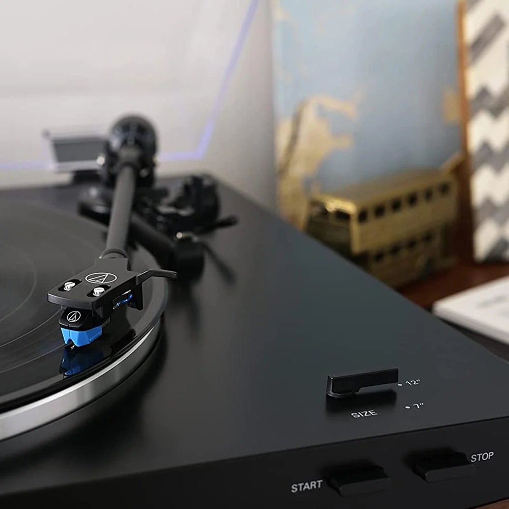 Audio-Technica AT-LP3XBT-WH Fully Automatic Wireless Belt-drive Turntable w/ Record Care Bundle - Image 9