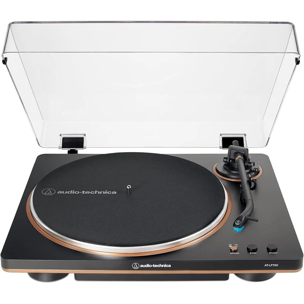 Audio-Technica AT-LP70X-BZ Automatic Belt-Drive Turntable + 2 Yr Warranty Bundle - Image 2