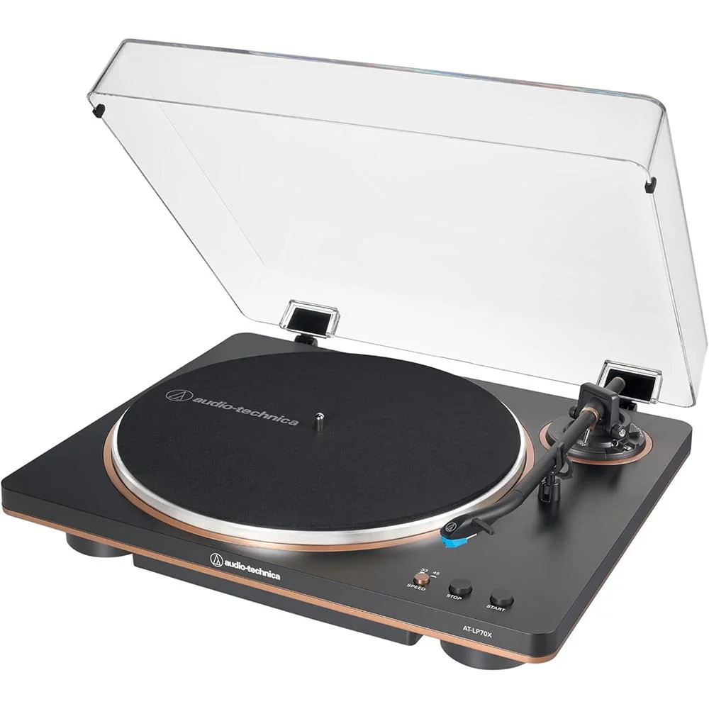 Audio-Technica AT-LP70X-BZ Automatic Belt-Drive Turntable + 2 Yr Warranty Bundle - Image 3