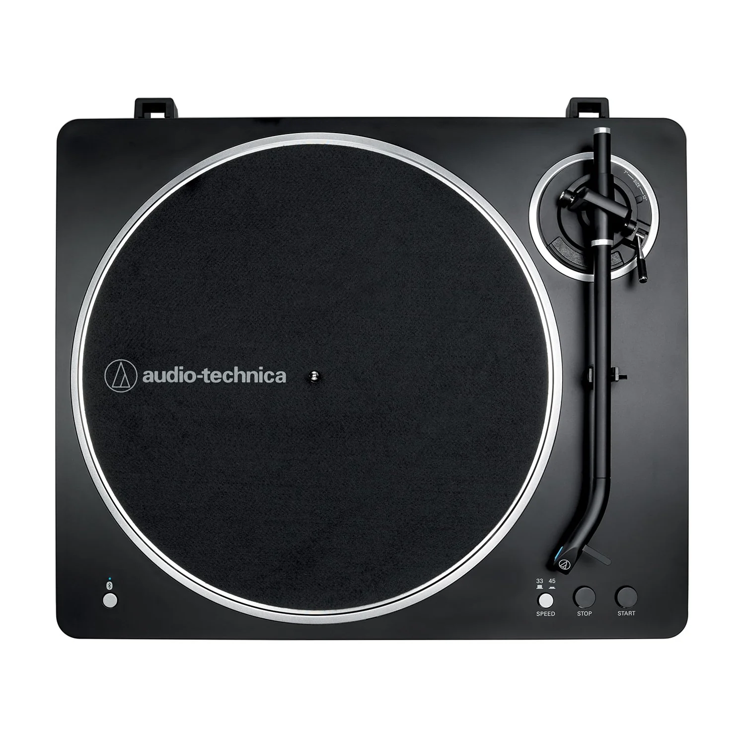 Audio-Technica AT-LP70XBT Fully Automatic Wireless Belt-Drive Turntable, Black/Silver - Image 3