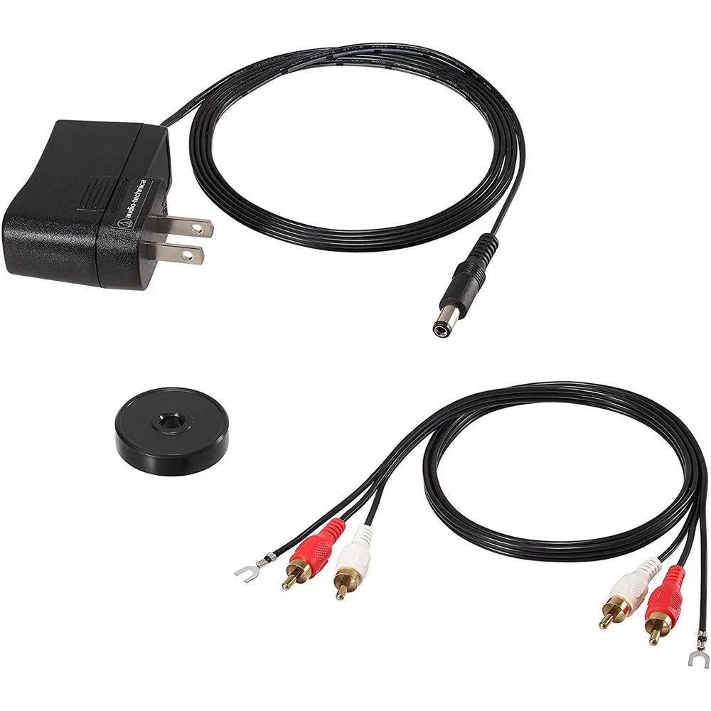 Audio-Technica AT-LPW50PB Fully Manual Belt-Drive Turntable w/ 2 Yr Warranty Bundle - Image 9