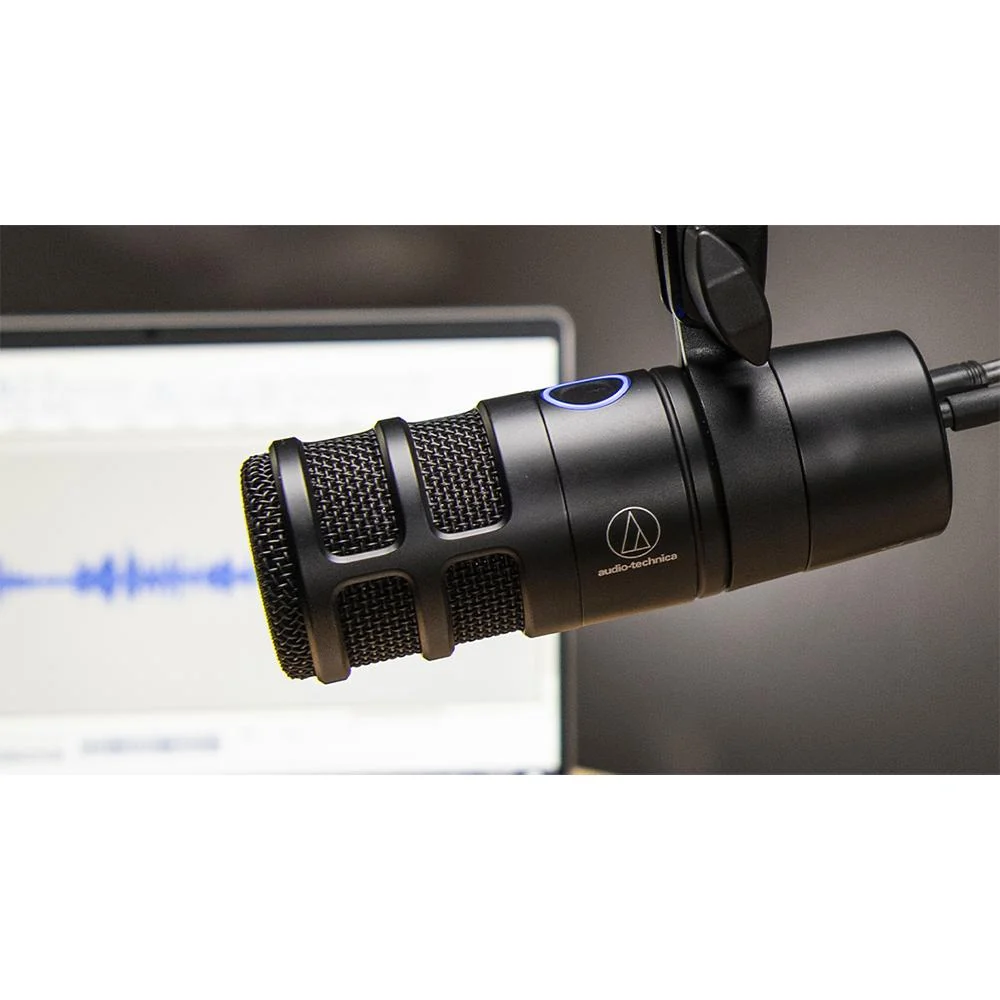 Audio-Technica AT2040USB Hypercardioid Dynamic Podcast USB Microphone, Black - Image 11