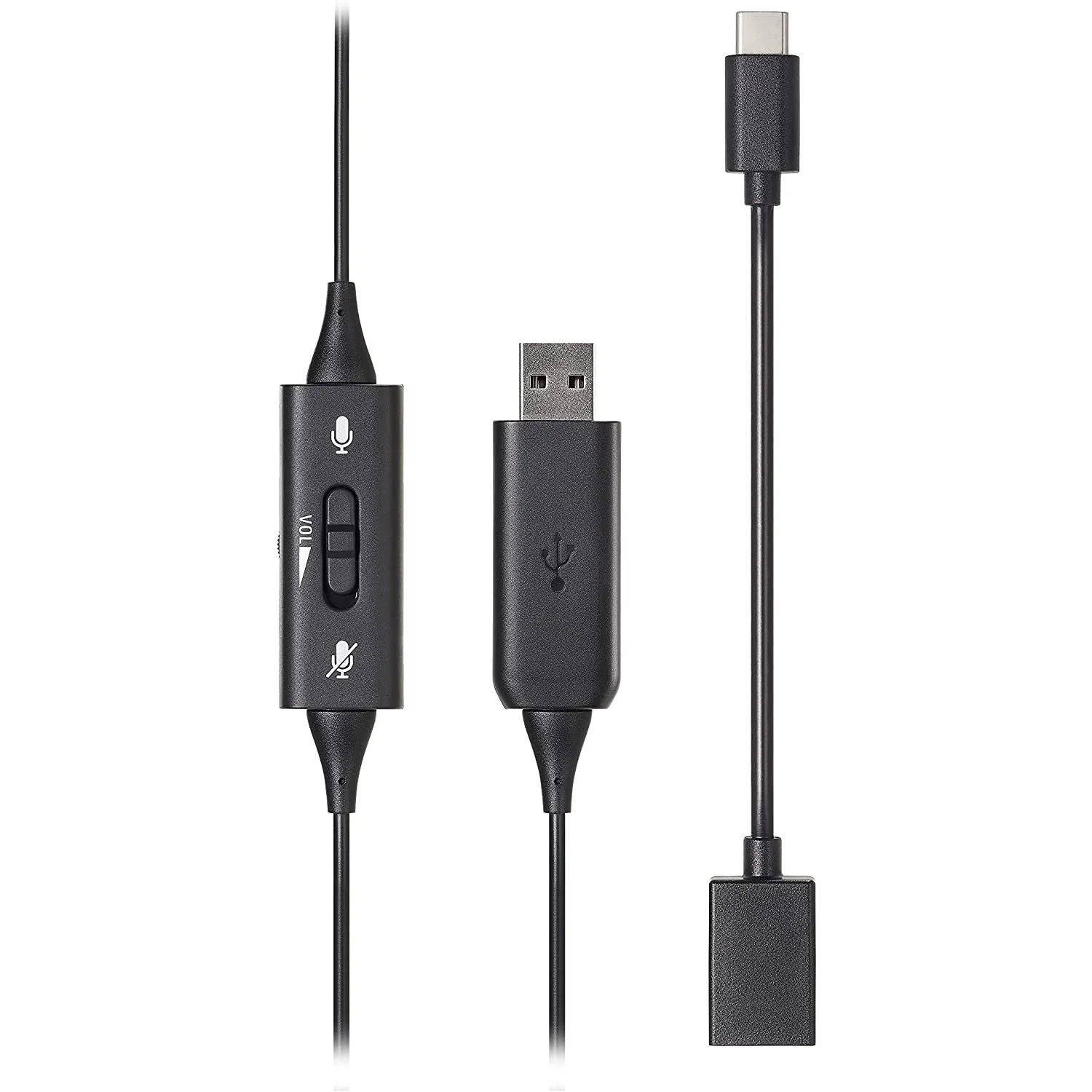 Audio-Technica ATH-101USB Single-Ear, Mono USB Computer Headset, Black - Image 3