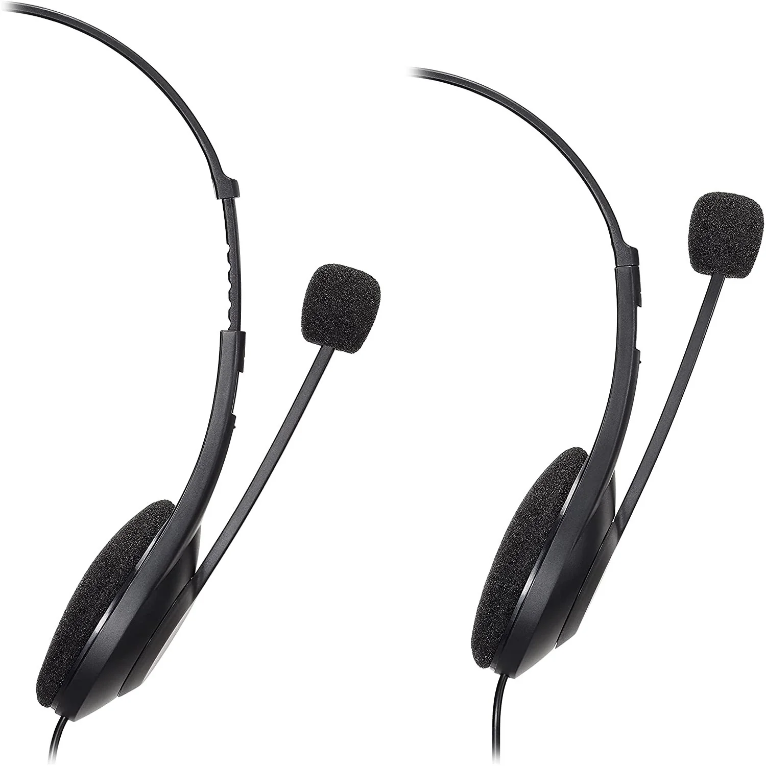 Audio-Technica ATH-102USB Dual-Ear USB Computer Headset, Black - Image 6