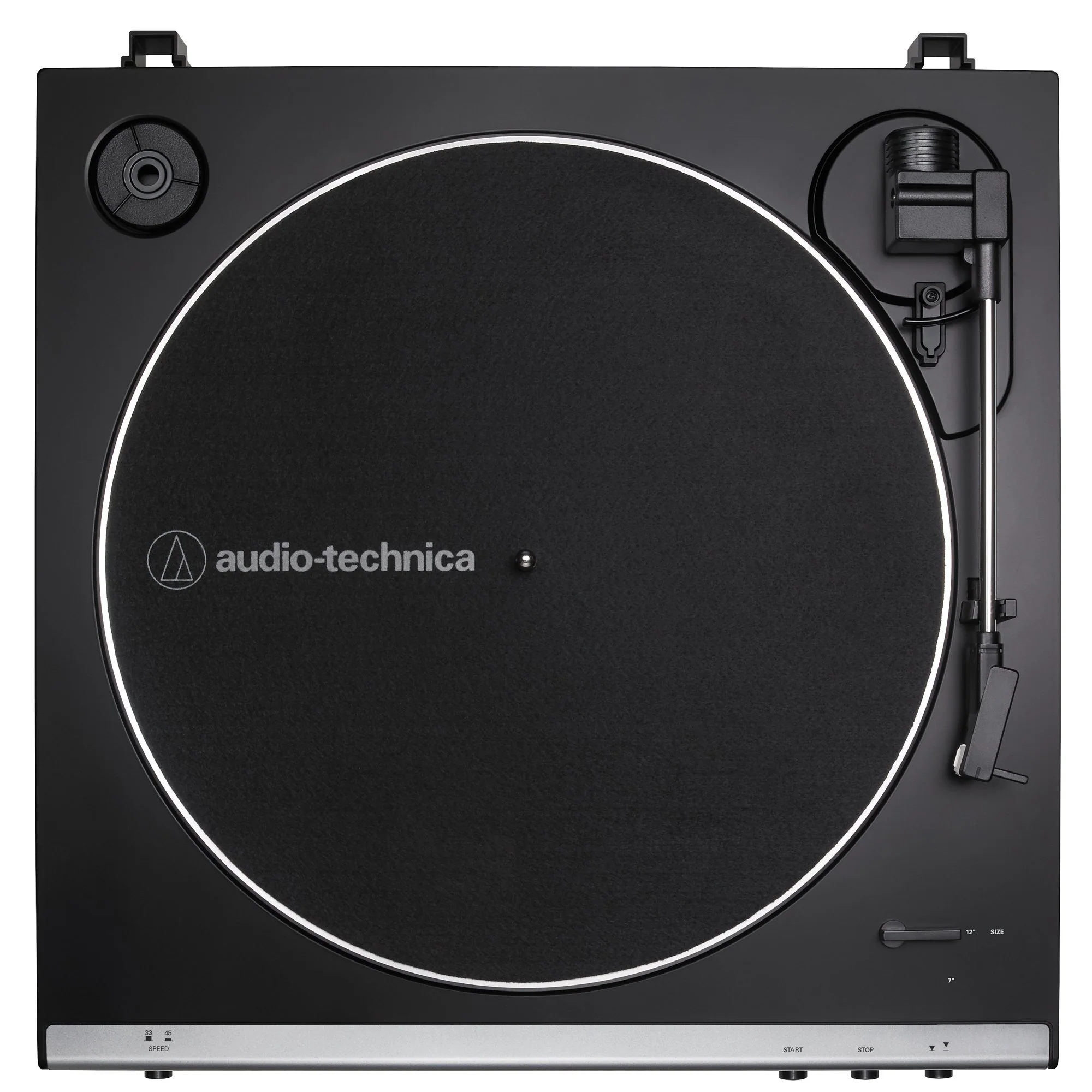 Audio-Technica Fully Automatic Belt-Drive Turntable 33-1/3 & 45 RPM + Studio Monitors, Pair - Image 4