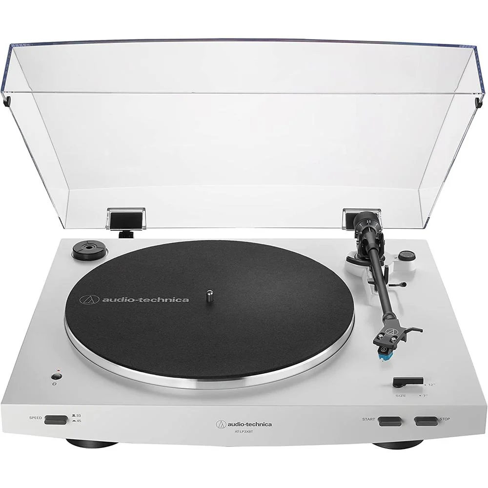 Audio-Technica Fully Automatic Wireless Belt-drive Turntable, White w/ 2 Yr Warranty Bundle - Image 3